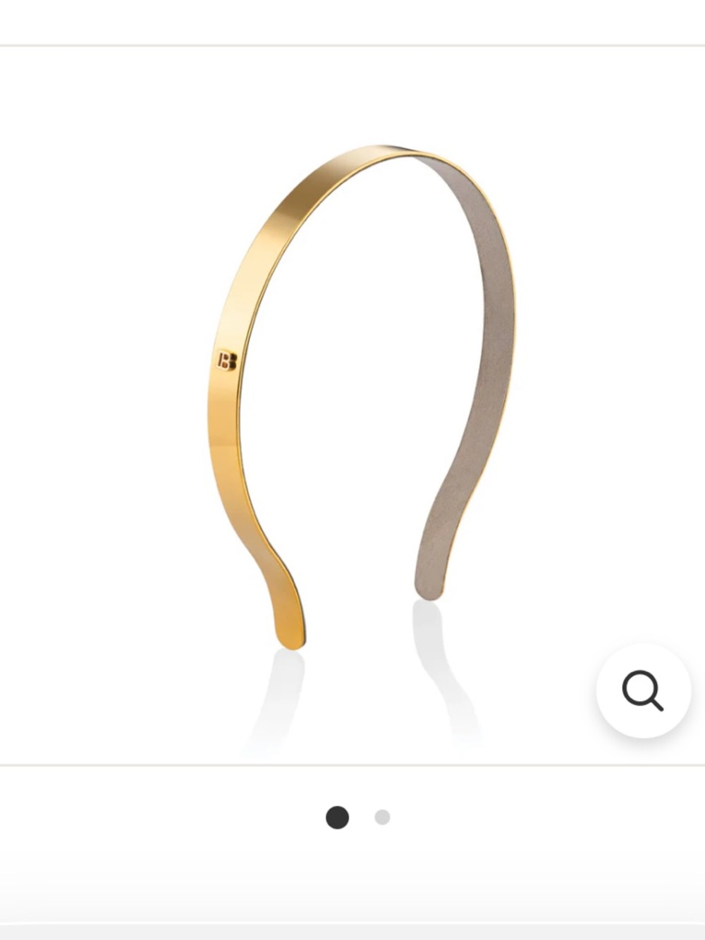 LIMITED EDITION RIVIERA HEADBAND GOLD SMALL